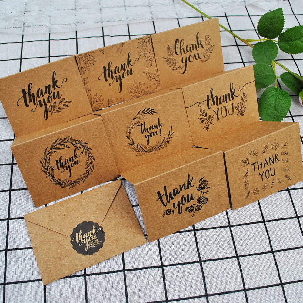 Tarjetas de agradecimiento al por mayor papel